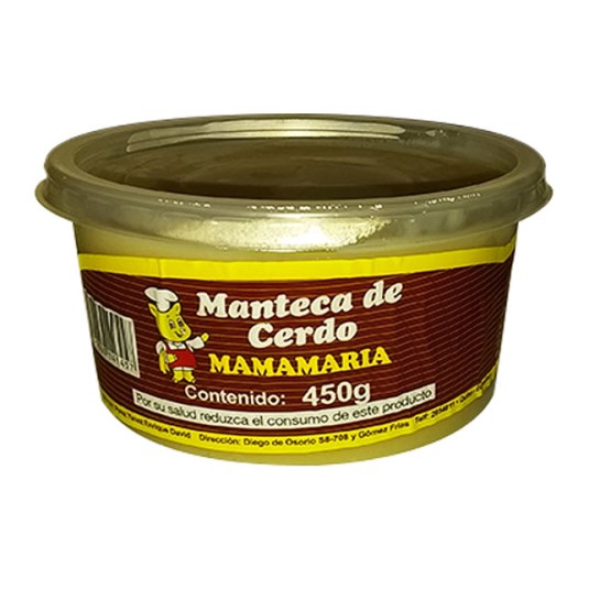 Manteca De Chancho Mama Maria 450 Gr