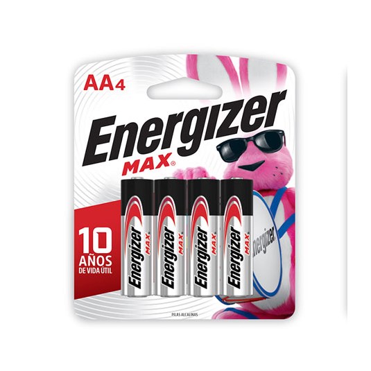 Pila Energizer Alkalina Max Aa X 4 Un