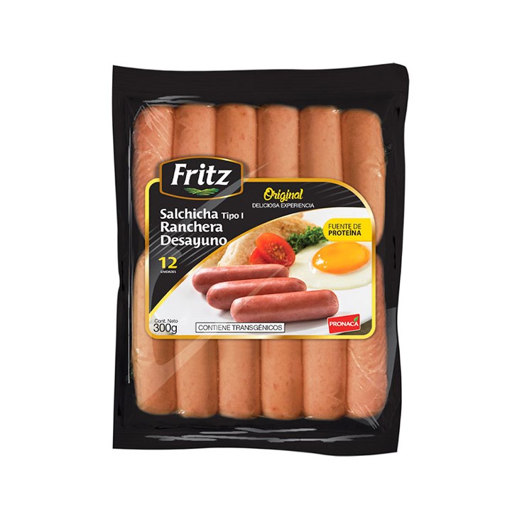 Fritz salchicha ranchera desayuno 300 gr.