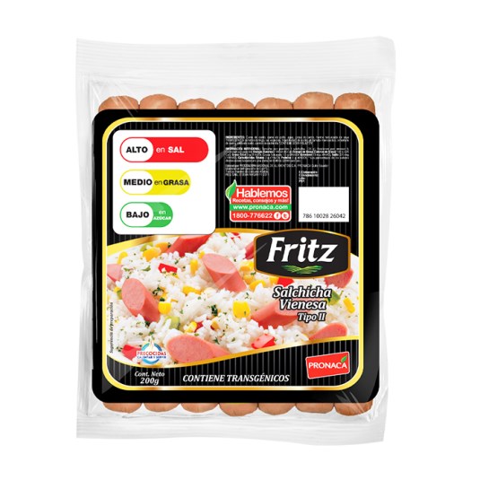 Fritz salchicha vienesa 200 gr.