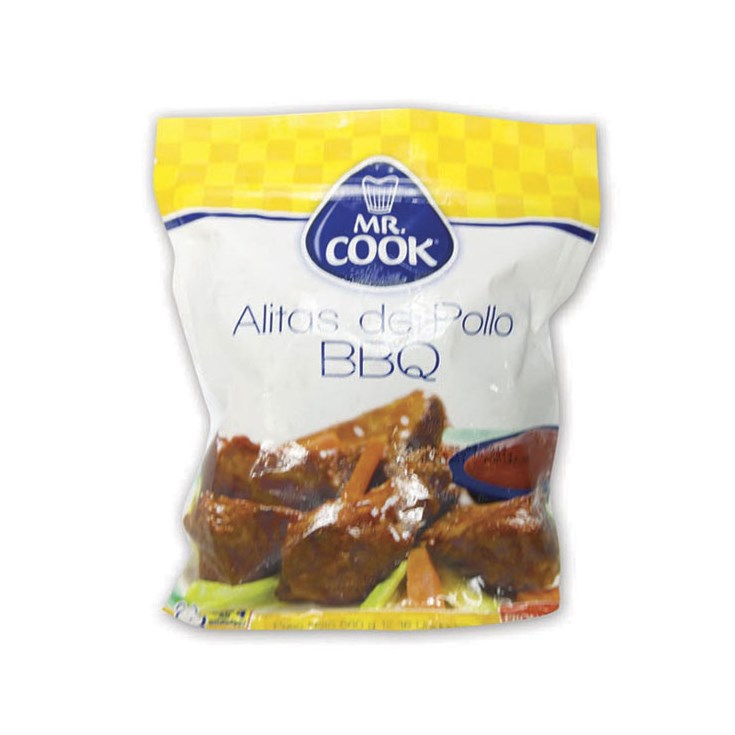 Mr. Cook Alitas Marinadas Bbq 560 Gr