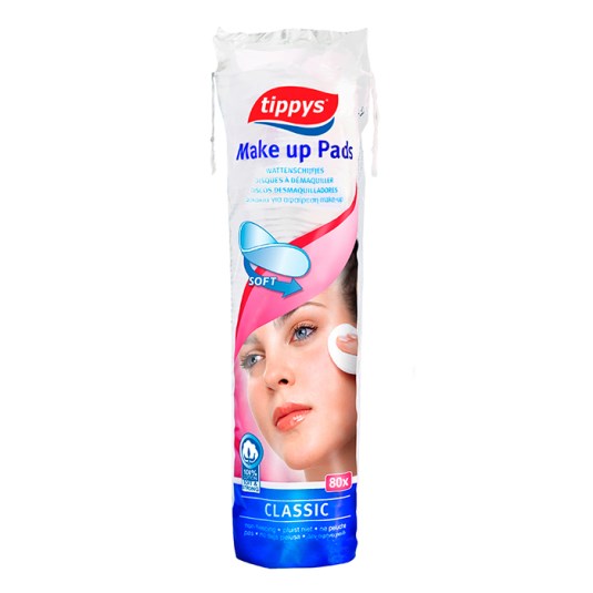 Motitas make-up desmaquilladoras Tippys x80 u