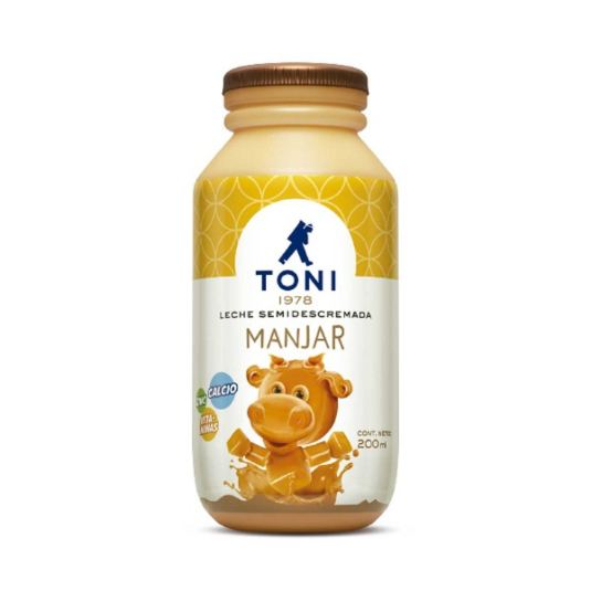 Toni leche sabor manjar 200 ml.