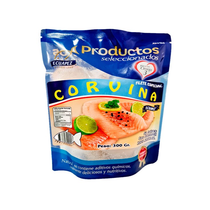 Corvina Blanca Ecuapez 300 Gr