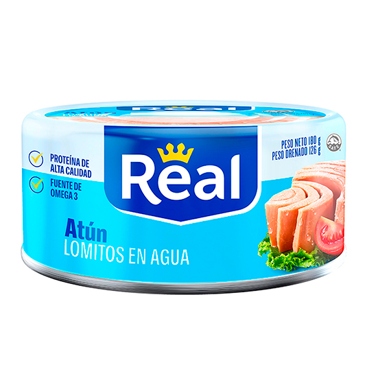 Real Atun En Agua A/F 180 Gr