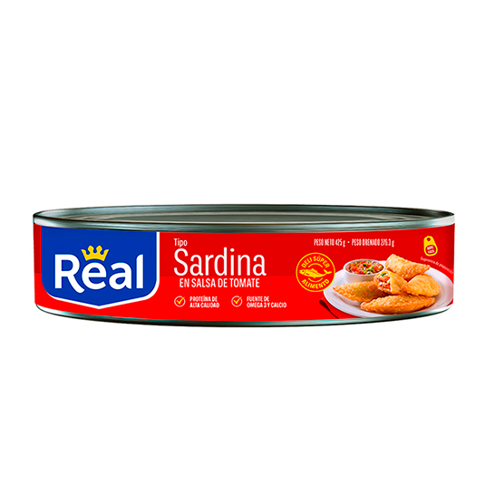 Sardina Salsa De Tomate Real 425 Gr