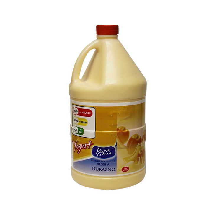 Yogurt Sabor Durazno Pura Crema 4 Lt. Yogurt Sabor Durazno Pura Crema 4 Lt.