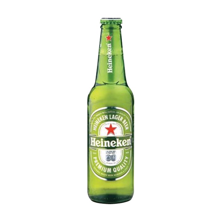 Heineken cerveza premium botella 330 ml.