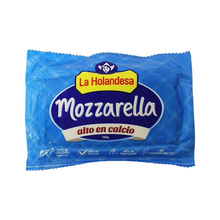 Queso Mozzarella La Holandesa 700 Gr.