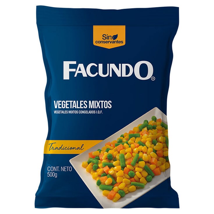 Vegetales Mixtos Facundo 500 Gr