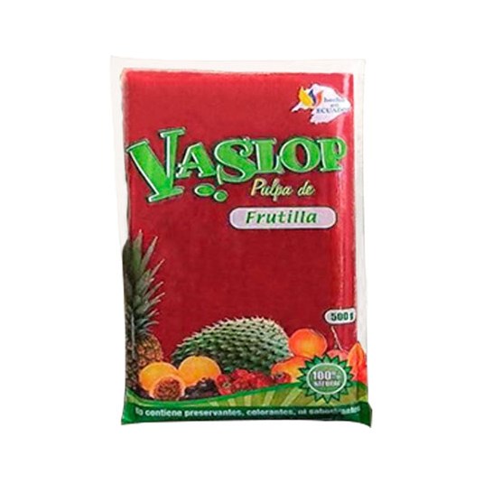 Vaslop Pulpa Congelada Frutilla 500 Gr