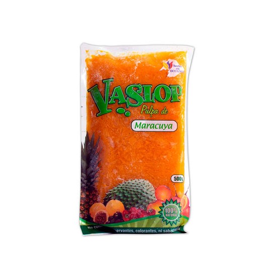 Vaslop Pulpa Congelada Maracuya 500 Gr