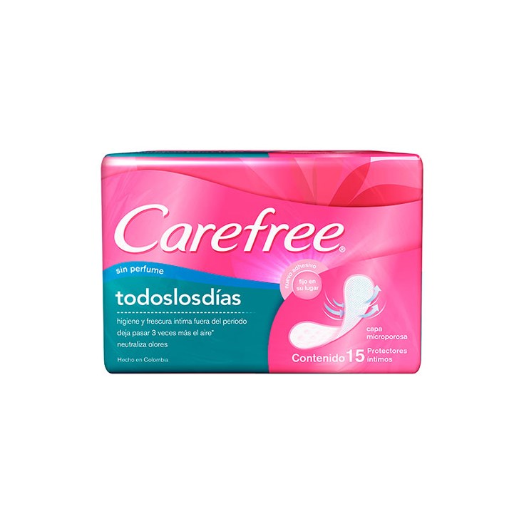 Protectores Diarios Brisa Carefree X 10 Uni