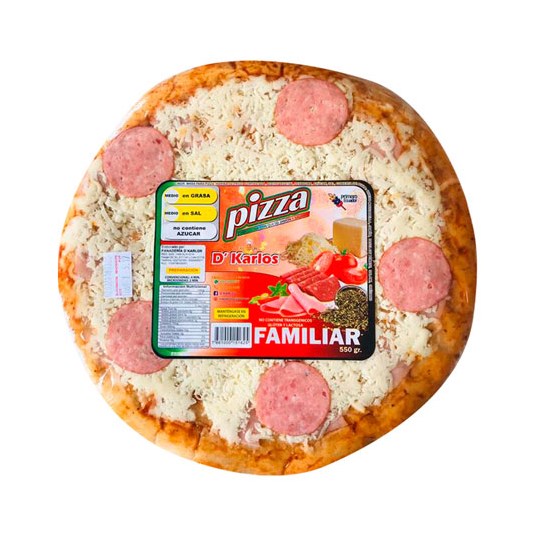 Pizza Familiar D´Karlos 550 Gr