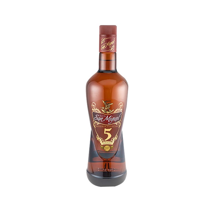 San Miguel Ron 5 Años 750 Ml