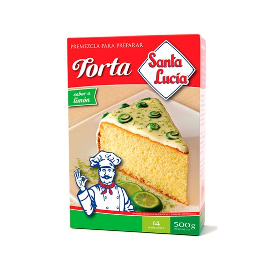 Cake Limón Santa Lucía Limón 500 Gr.