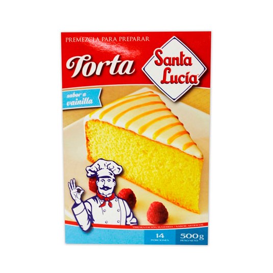 Cake Vainilla Santa Lucía 500 Gr.