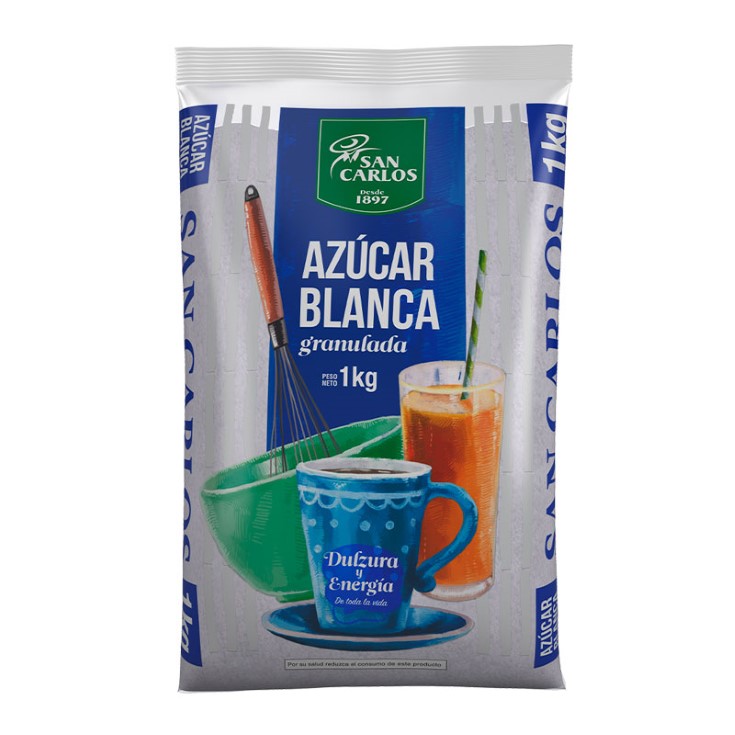 Azúcar Blanca San Carlos 1 Kg