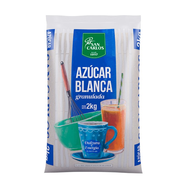 Azúcar Blanca San Carlos 2 Kg