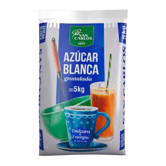 Azúcar Blanca San Carlos 5 kg.