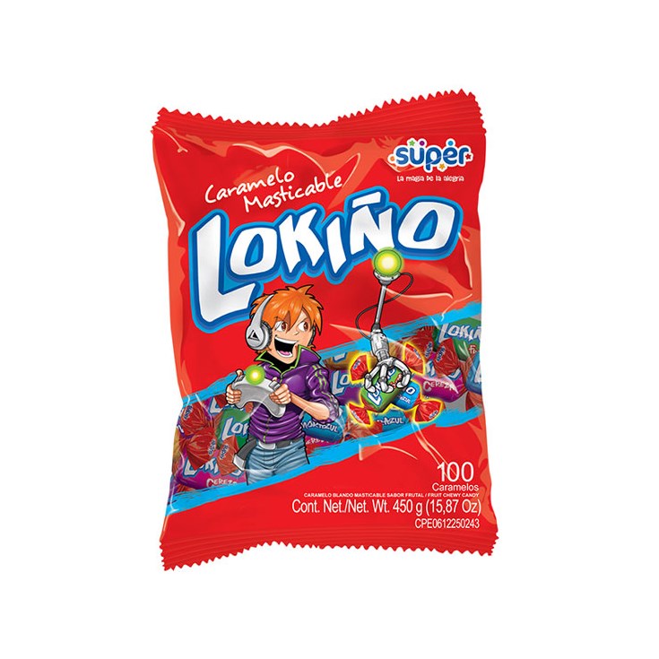 Caramelo Masticable Lokiño 400 Gr