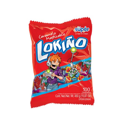 Caramelo Masticable Lokiño 400 Gr