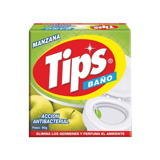 Pastilla Baño Antibacterial Manzana Tips 90 Gr
