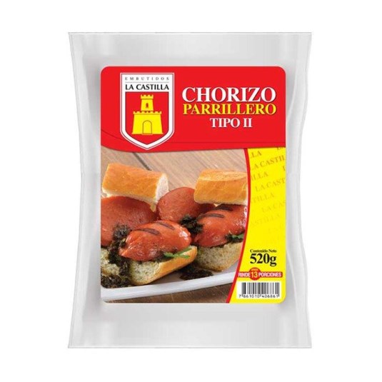 Castilla Chorizo Parrillero Familiar La Castilla 520 g