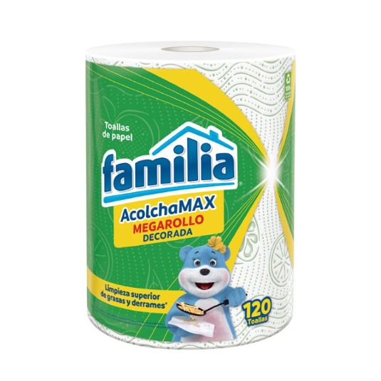 Toalla De Cocina Megarollo Decorada Familia X
