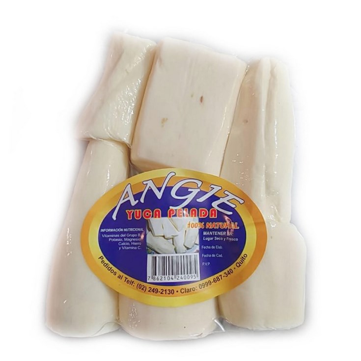 Yuca Pelada Angie 750 Gr