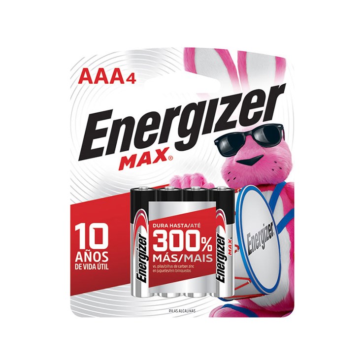 Pila Energizer AAA X 4 Ref E92Bp4 Un