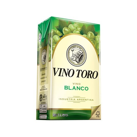 Toro Vino Blanco Tetrapack Lt