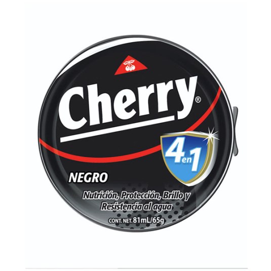 Betún En Pasta Negro Cherry 65 Gr