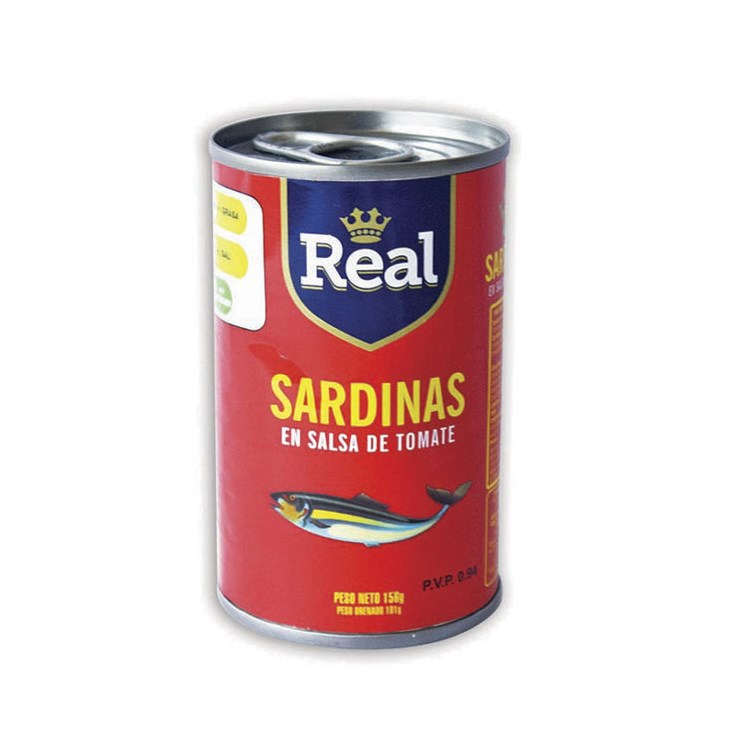 Sardina Real Tinapa Tomate Abre Facil 170Gr