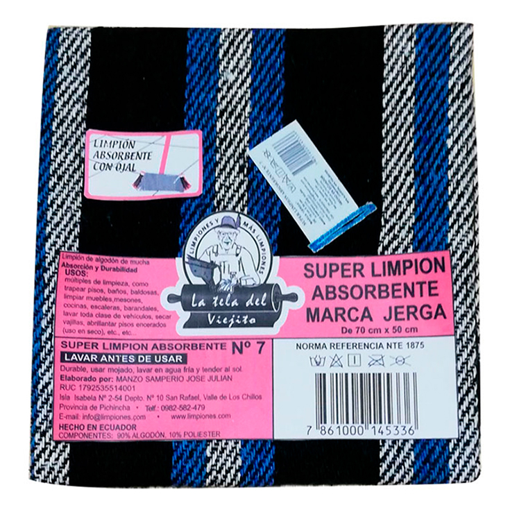 Super Limpion Absorbente Ojal #7