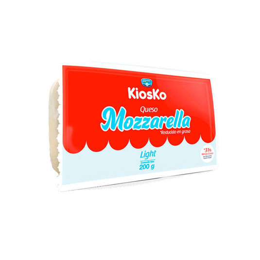 Queso Mozzarella Light Kiosko 700 Gr.