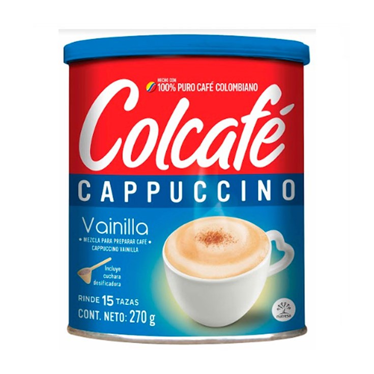 Cappuccino Vainilla Colcafe 270 Gr