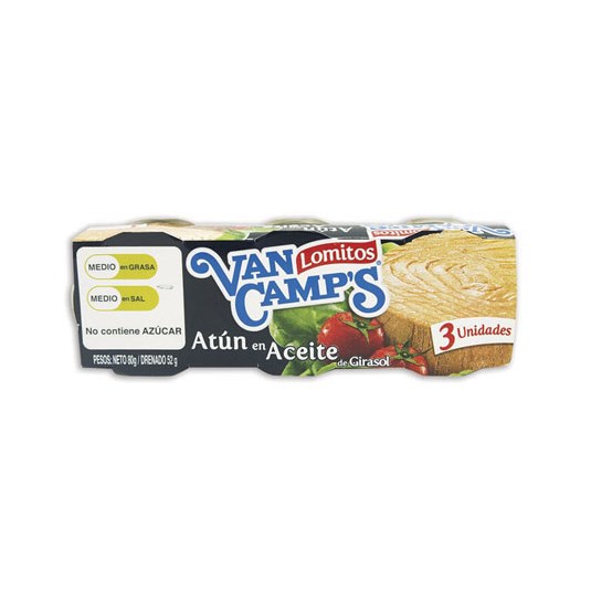 Atún Aceite Abre Fácil Van Camps Pack X 3 de 80 Gr