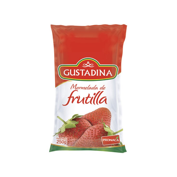 Mermelada Sachet Frutilla Gustadina 250 Gr