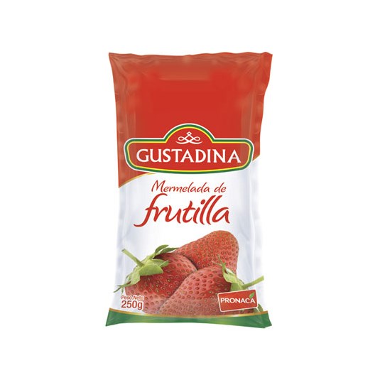 Mermelada Sachet Frutilla Gustadina 250 Gr