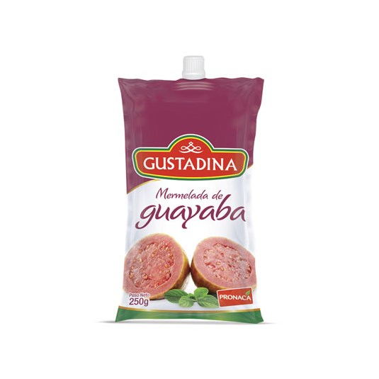 Mermelada Sachet Sabor Guayaba Gustadina 250 Gr