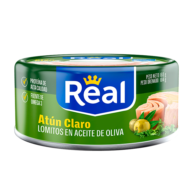 Real Atun En Oliva A/F 160 Gr.