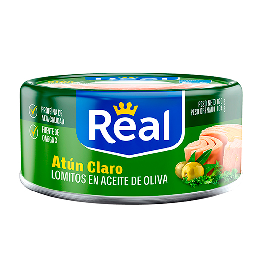 Real Atun En Oliva A/F 160 Gr.