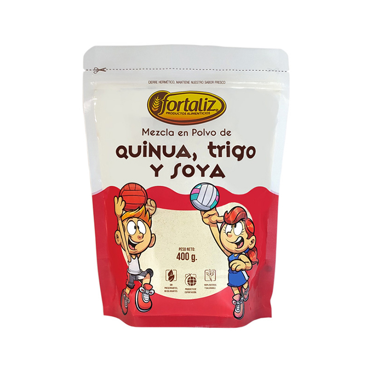 Harina Quinua Trigo Soya Fortaliz 400 Gr.