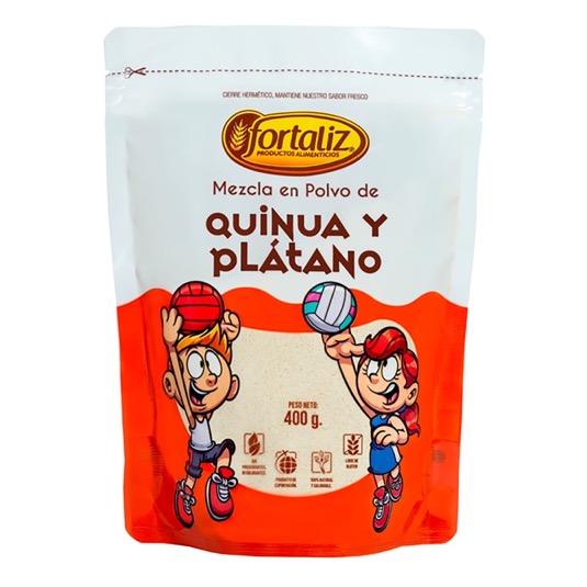 Harina Quinua Plátano Fortaliz 400 Gr.