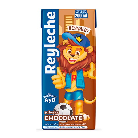 Reyleche leche uht chocolate 200 ml.