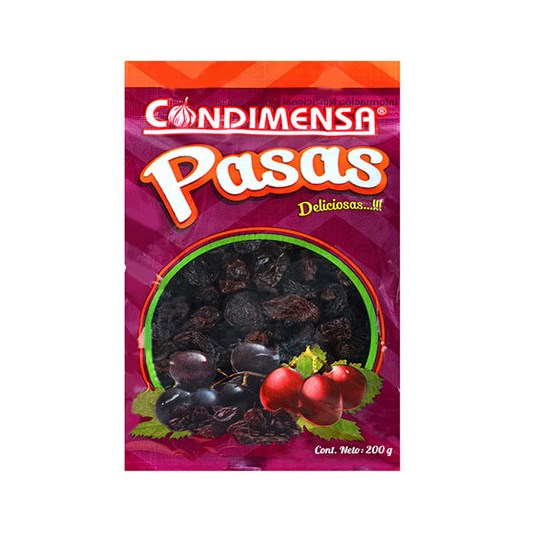 Pasas Naturales Condimensa 200 Gr