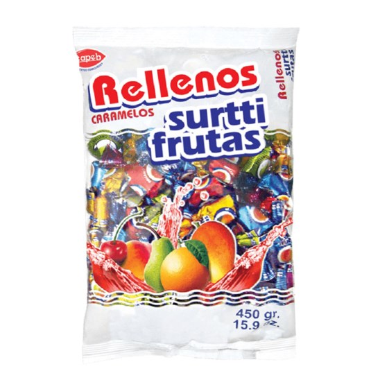 Caramelo Icapeb Surttifrutas Rellenos 450 Gr