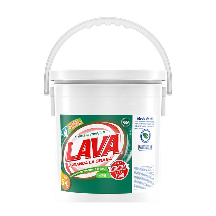 Crema Lavavajilla Lava 5 Kg