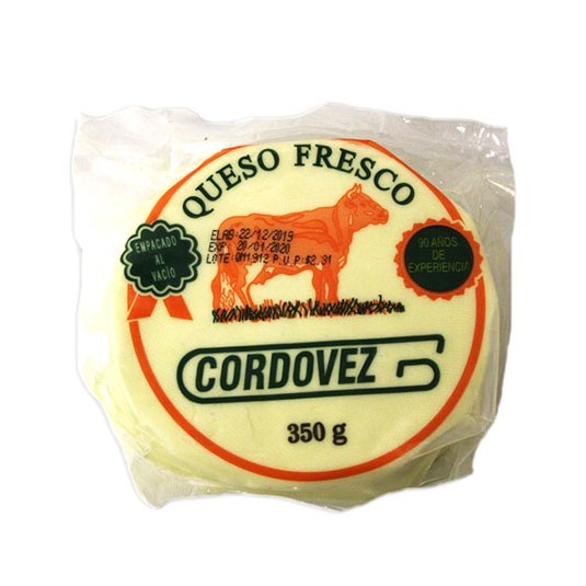 Queso Fresco Cordovez 350 Gr.